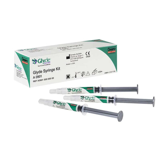 Dentsply Glyde Syringe Kit (Pack of 3)
